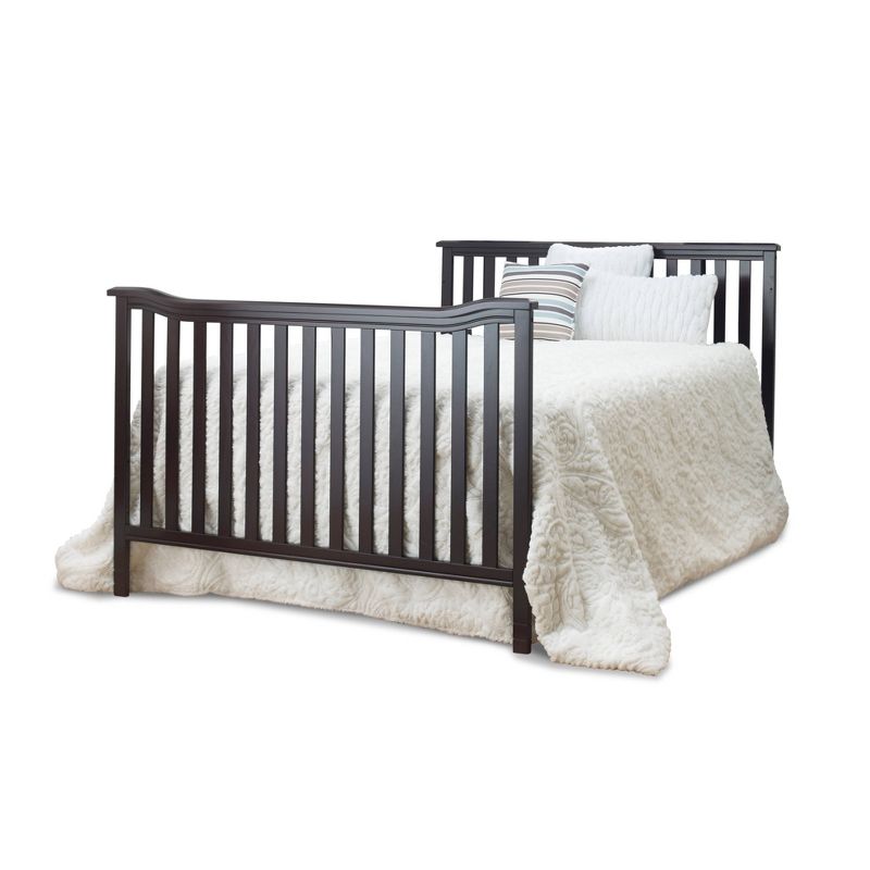 Sorelle Berkley Flat Top Standard Full Sized Crib Espresso