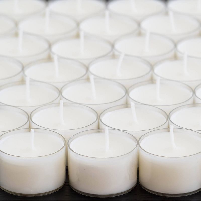48pc Tealight Candles White - Stonebriar Collection
