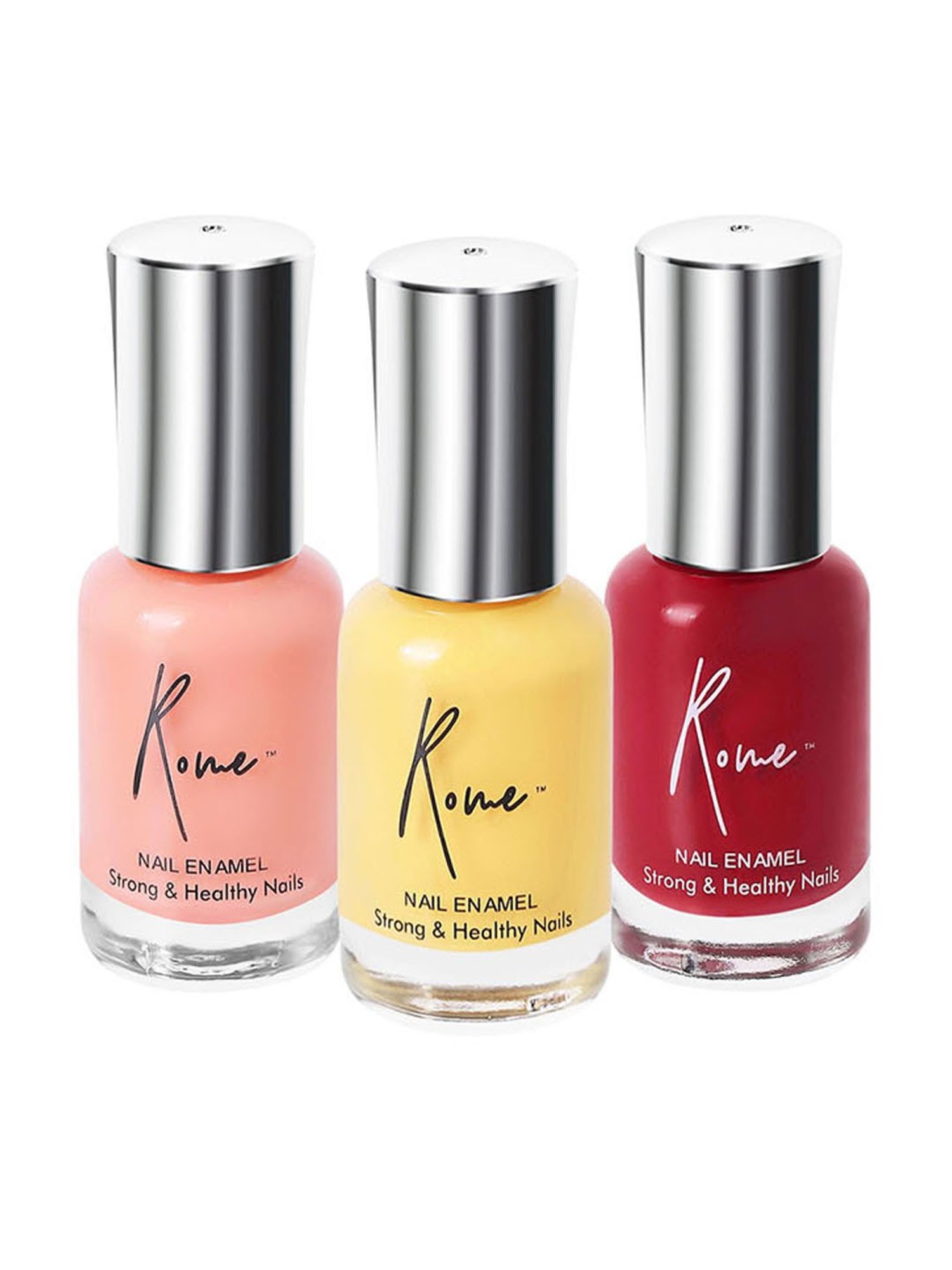 Rome Strong and Healthy Nail Enamel, Set of 3