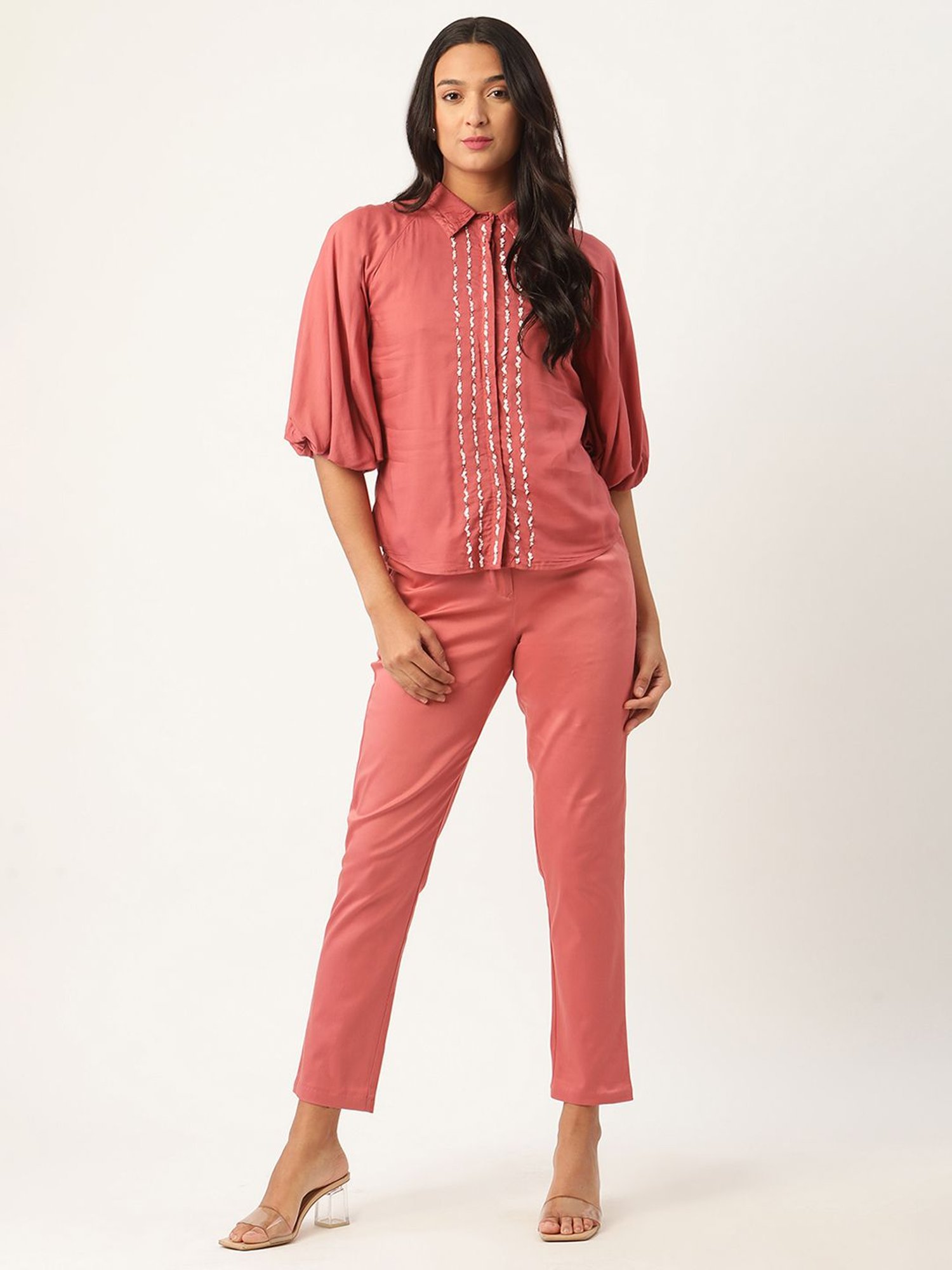 Rooted Dusty Cedar Cotton Pants