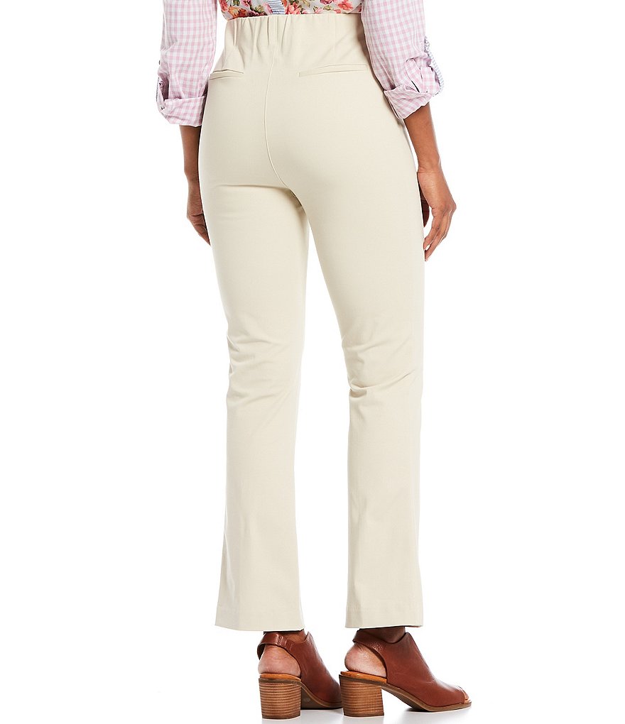 John Mark Hollywood Flat Front Soft Flare Twill Pants