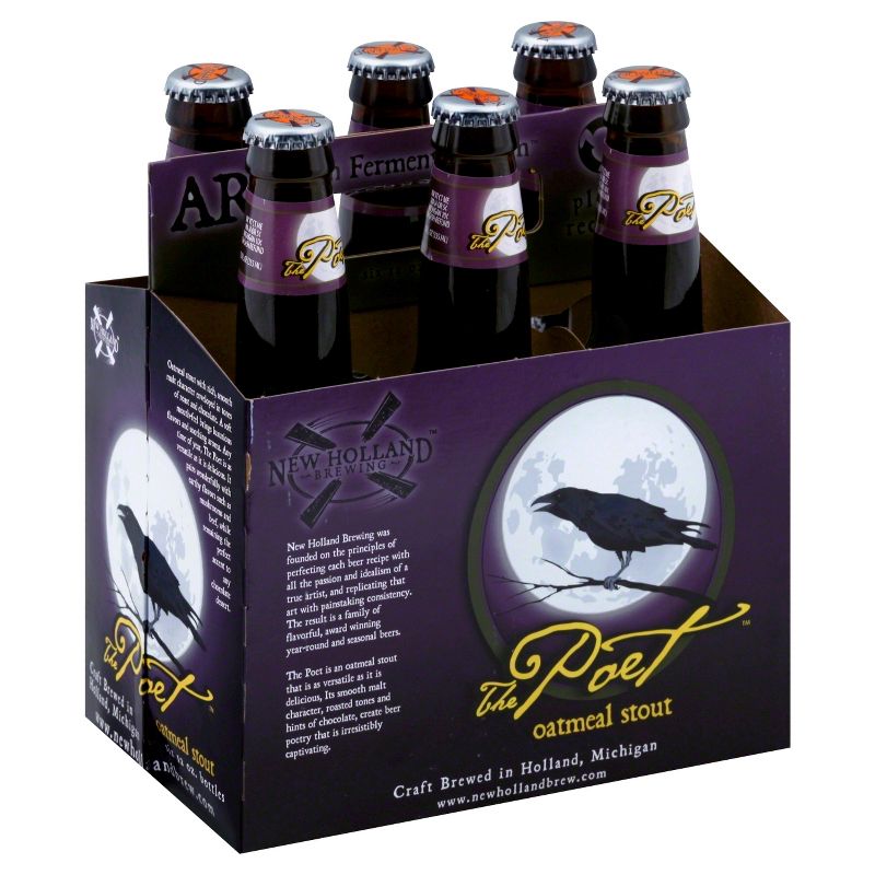 New Holland The Poet Oatmeal Stout Beer - 6pk/12 fl oz Bottles