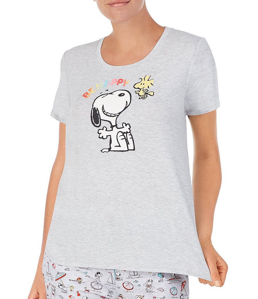 Donna Karan Abstract Print Knit Sleep Pants