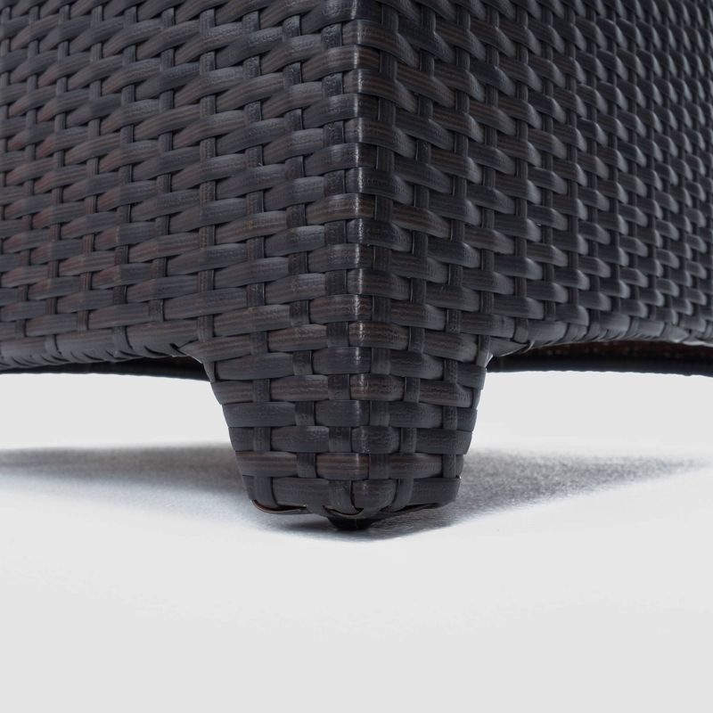 Deco 5pc Loveseat and Club Fire Seating Set Navy Blue - RST Brands