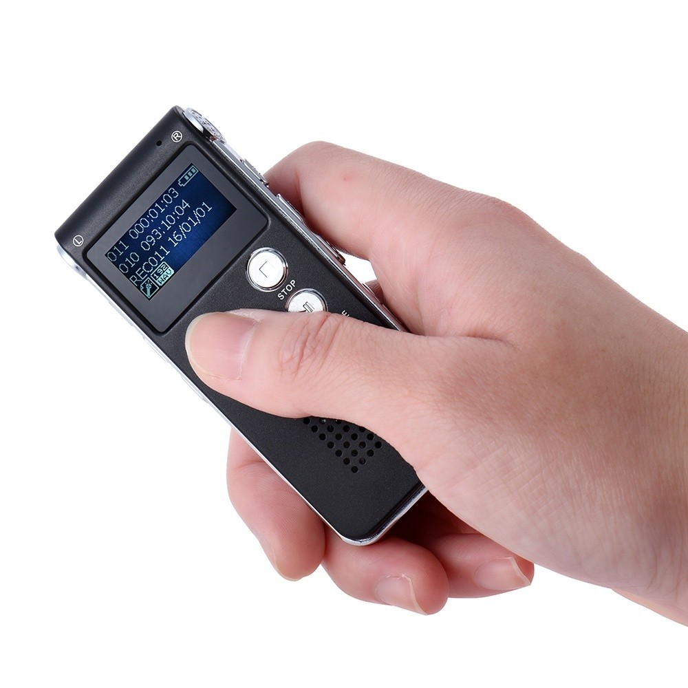 SK-012 8GB Voice Recorder USB Professional Dictaphone Digital Audio With WAV MP3 Player VAR Function Record