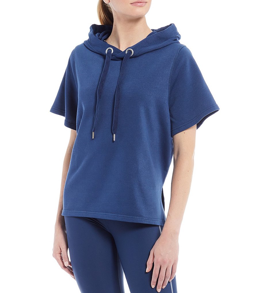 Eva Varro Animal Print Knit Jersey 3/4 Slit Sleeve Tunic