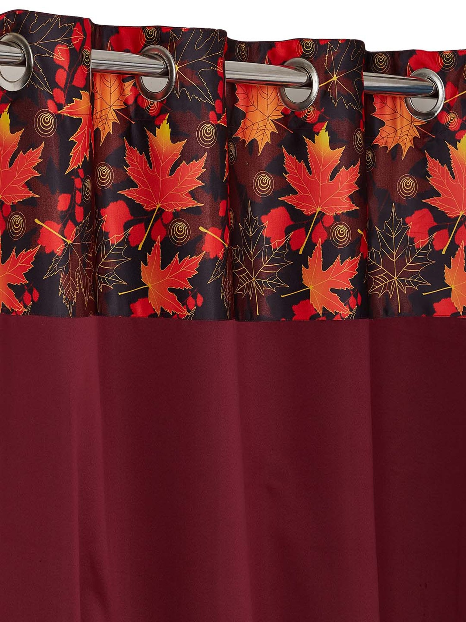 Swayam Blackout Eyelet Window Curtains - Set of 2 (5 Ft)