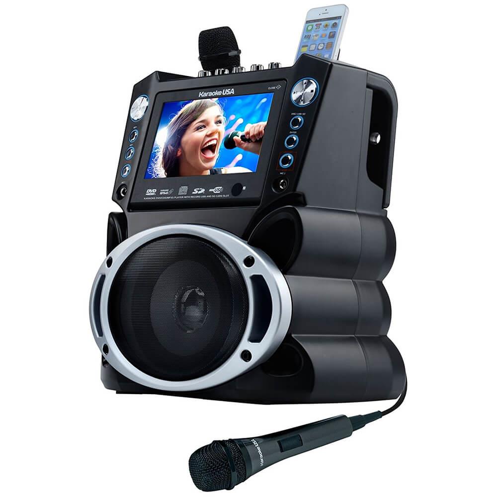 Karaoke USA GF840 DVD/CDG/MP3G Karaoke Machine with 7 inch Screen