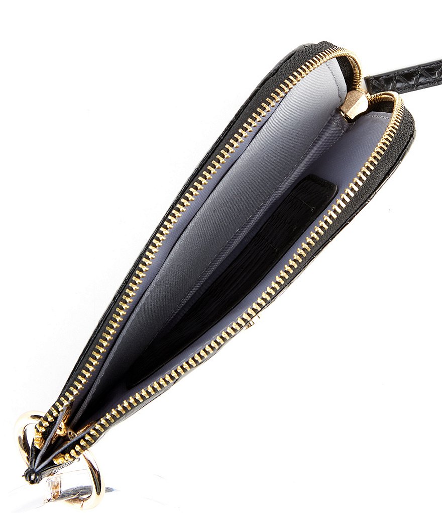 Kate Landry Snake Large Zip Wristlet