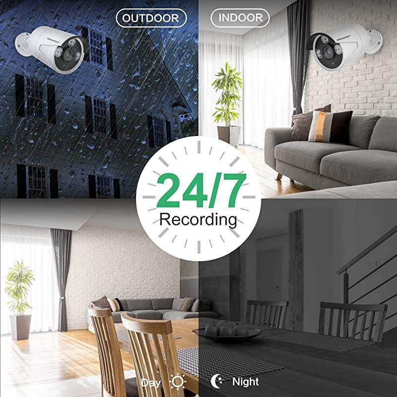 GW Security 16 Channel HD 1920p H.265 Security System with 8TB HDD, (15)* PoE 5MP HD 1920p 2.8-12mm Varifocal Weather Proof IP Cameras, and (1)* 20x Zoom 5MP HD 1920p IP PTZ (Pan-Tilt-Zoom) Camera