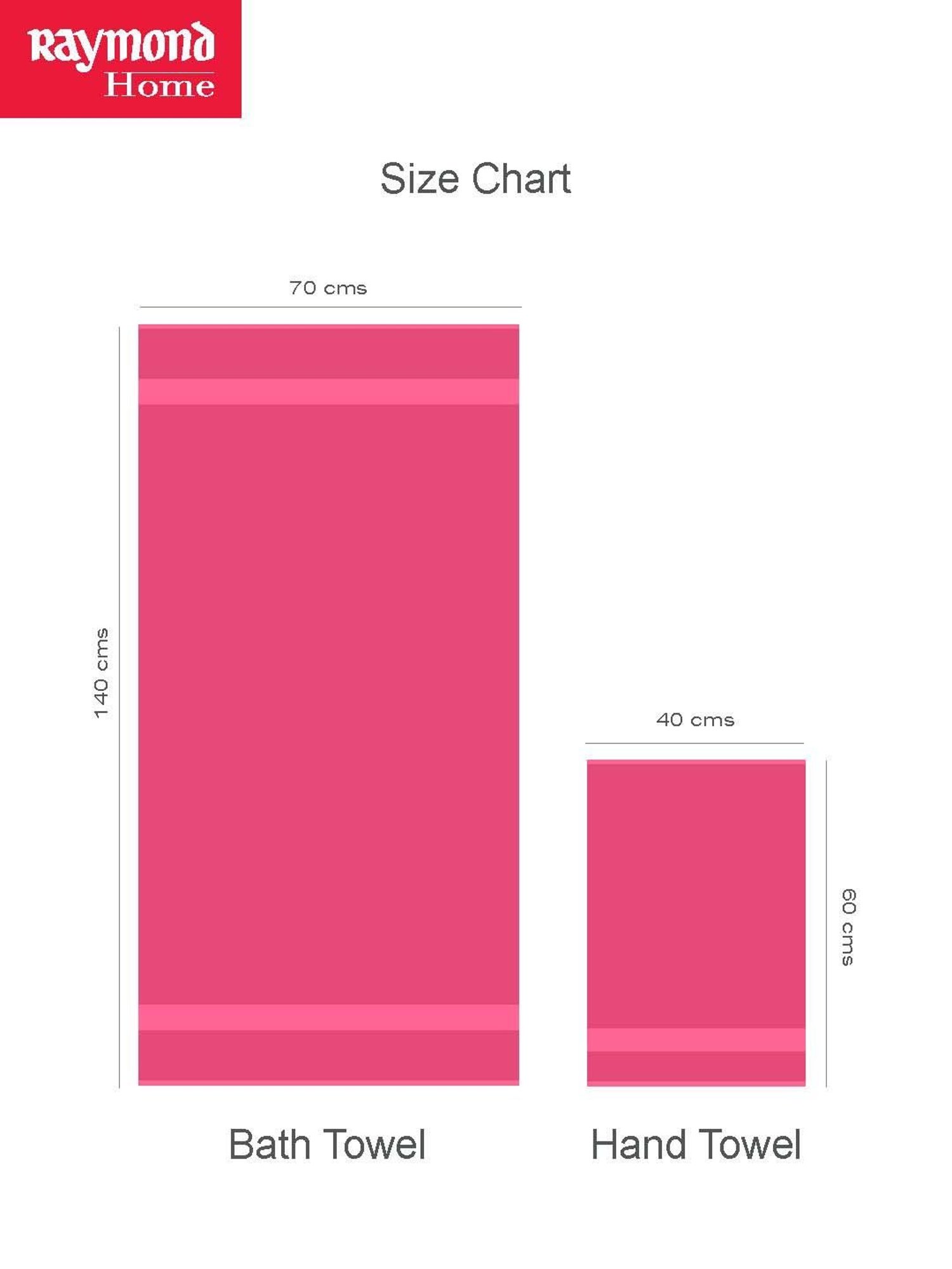 Raymond Home Neo Pink 450 GSM Cotton Hand Towel