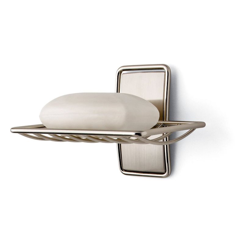 Command Soap Dish Brushed Nickel Paper