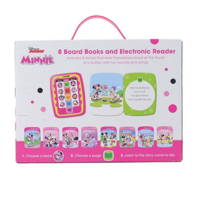 Disney Minnie Mouse Electronic Me Reader Jr. 8 Book Library Boxed Set