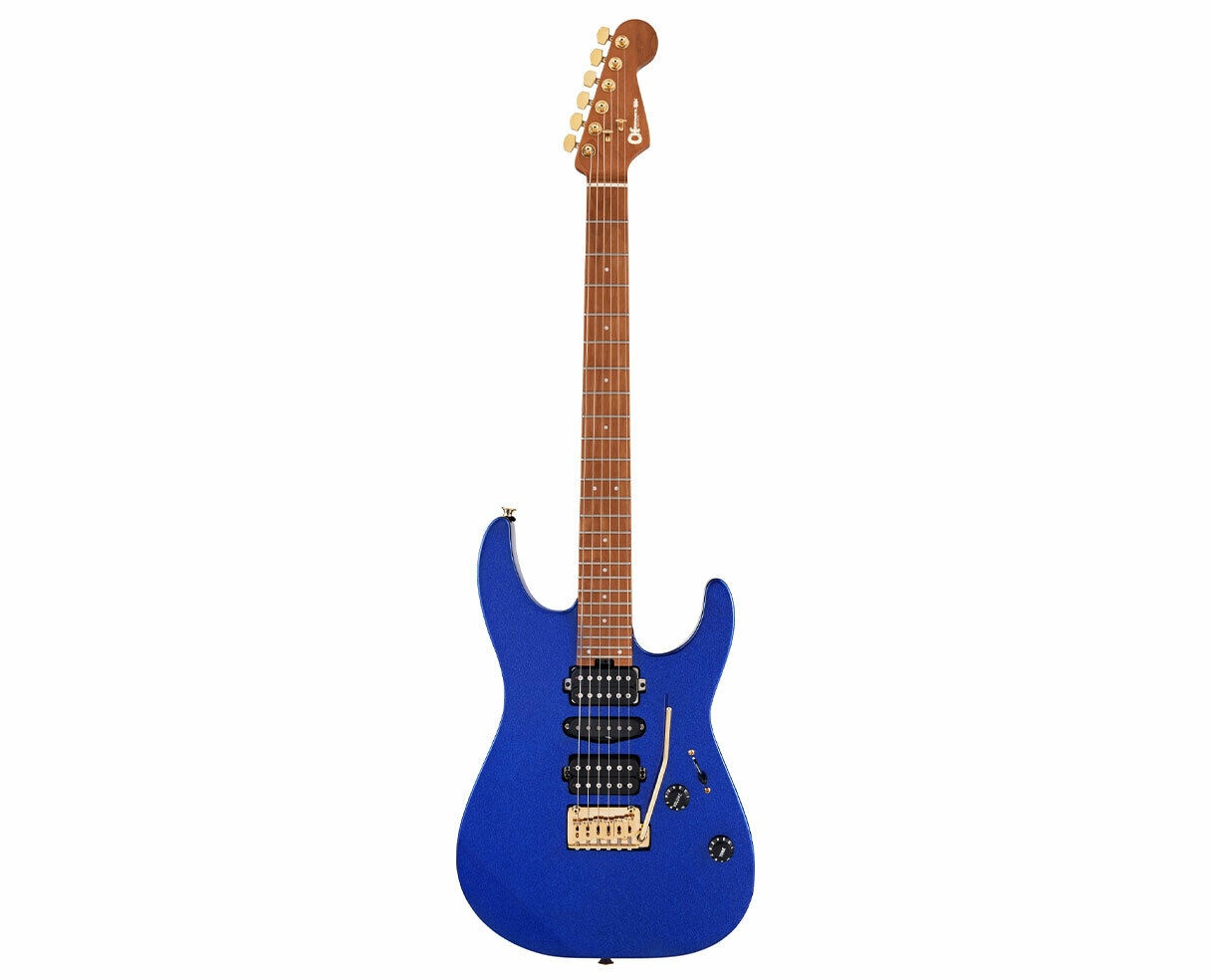 Charvel Pro-Mod DK24 HSH 2PT CM Caramelized Maple FB Mystic Blue