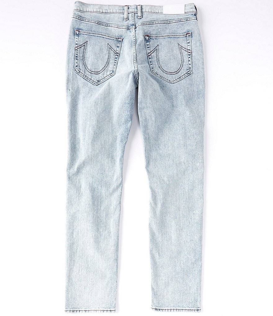True Religion Rocco Damaged Slim Fit Skinny Jeans