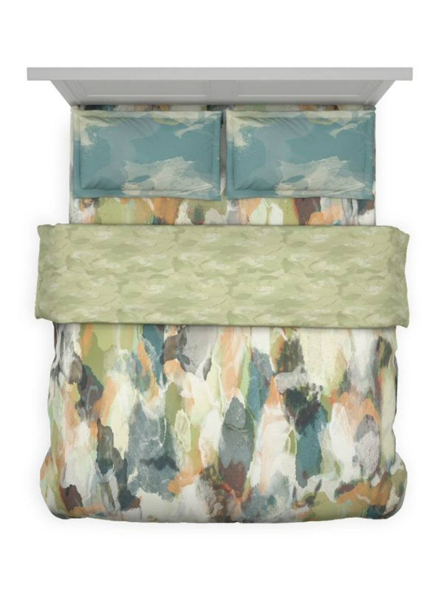 DDecor Dreamland Abstract Green 145 TC Cotton Bed Linen Set