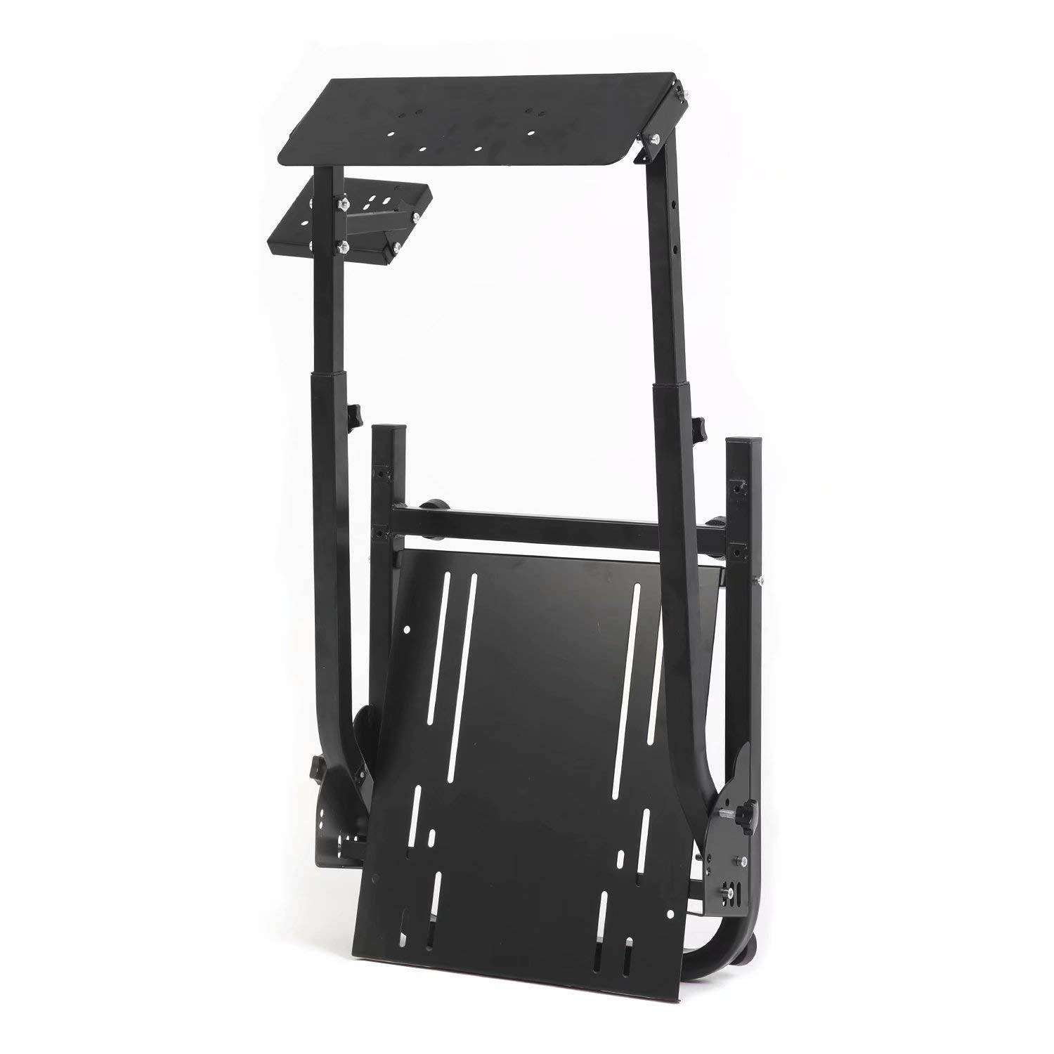 Adjustable Racing Steering Wheel Stand Pro Shifter Mount Fit for Logitech G25, G27, G29, G920 Racing Simulator Cockpit Video Game Accessories, Shifter Wheel Pedals NOT Included