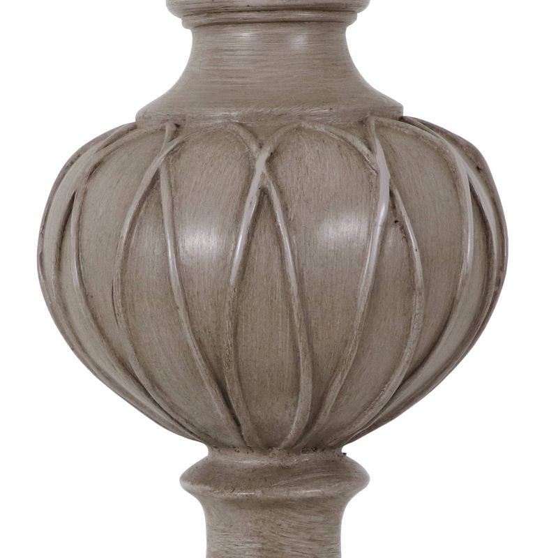 25" Frances Carved Resin Table Lamp French Finish - Decor Therapy