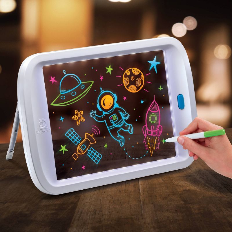 Neon LED Glow Drawing Board - Discovery Kids