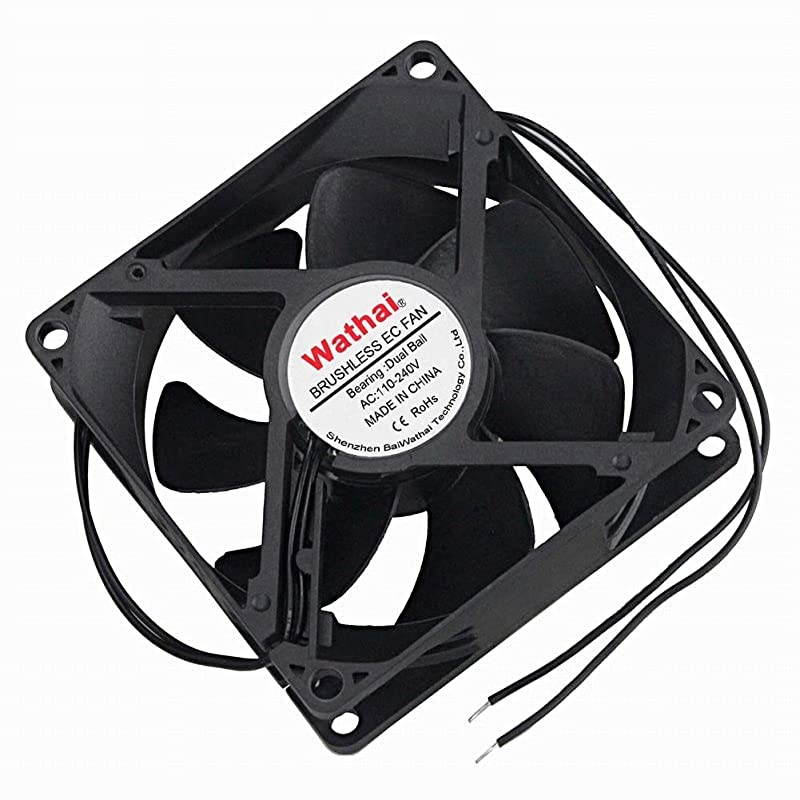 EC Axial Fan AC 110V 115V 120V 220V 240V Brushless Cooling Fan 80mm x 25mm