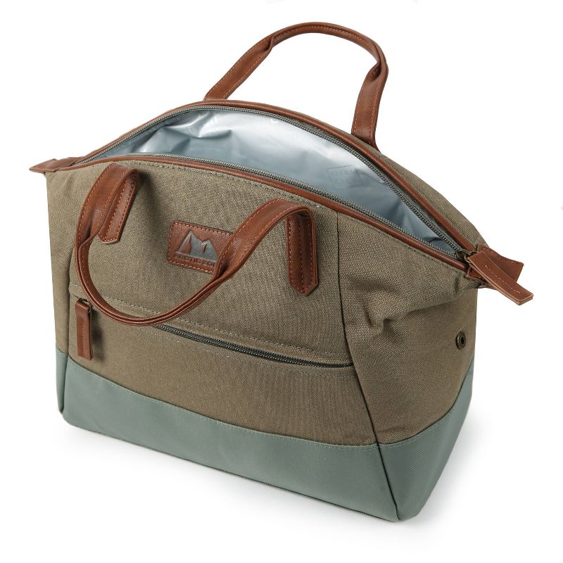 Arctic Zone Canvas Lunch Tote - Moss