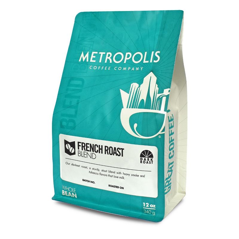 Metropolis Coffee French Roast Dark Roast Whole Bean Coffee - 12oz