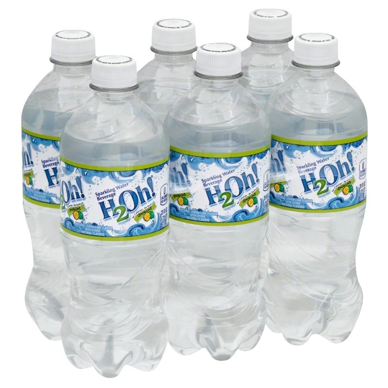 H2Oh! Lemon Lime Sparkling Water - 6pk/20 fl oz Bottles