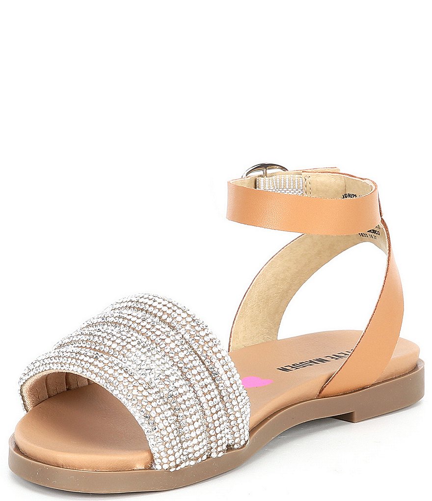 Steve Madden Girls' J-Drips Rhinestone Embellished Sandals (Youth)