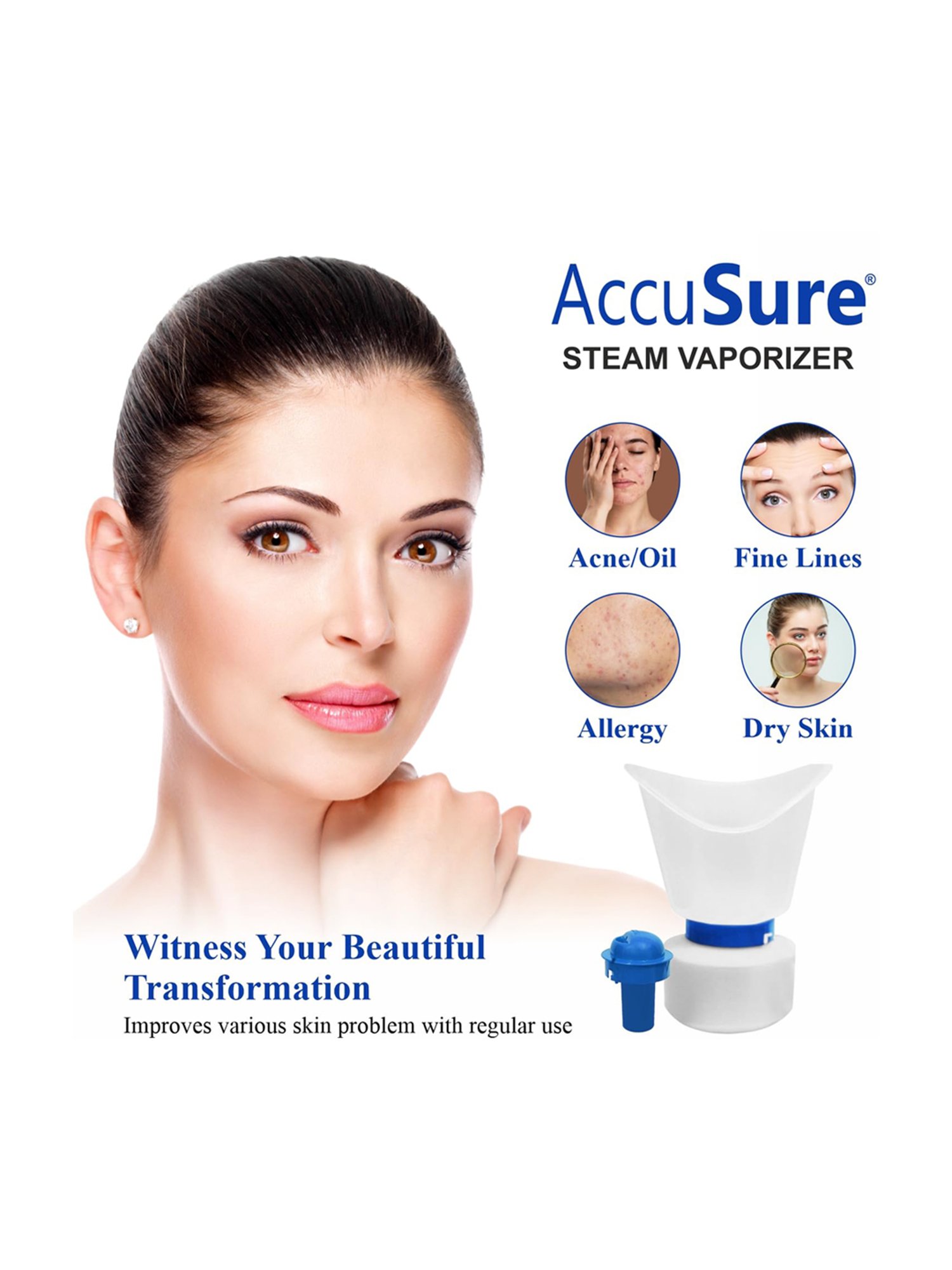 iGRiD IG1614N Compact Compressor Asthma Nebulizer (White)