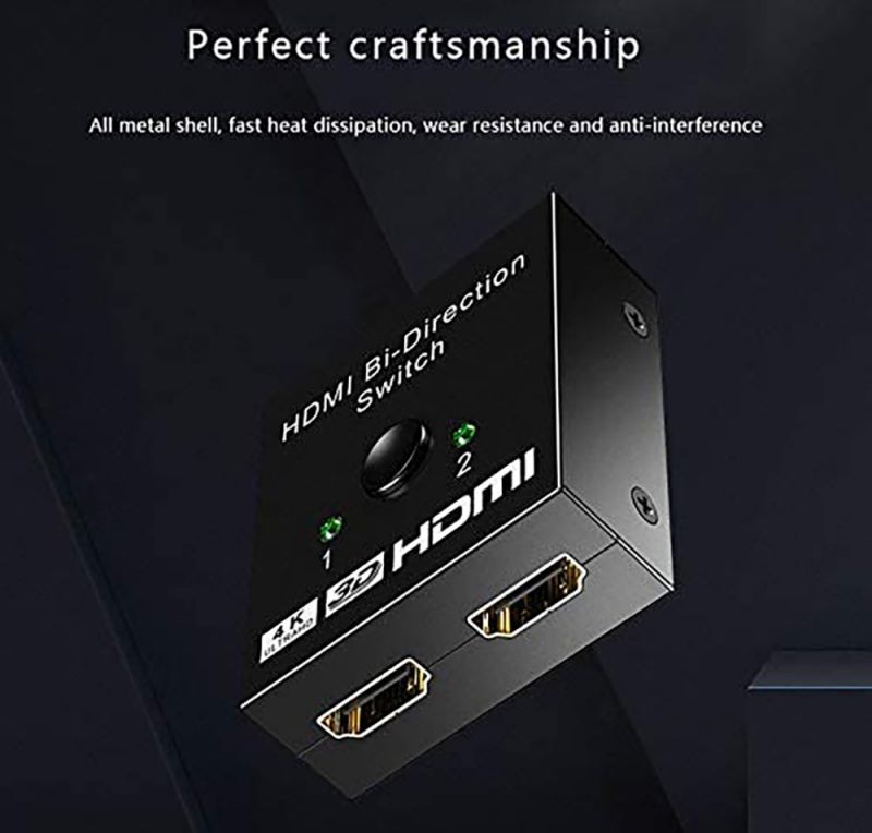 iKKEGOL&reg; Audio Video RCA 3 Port  Way Selector Switcher with AV Cable