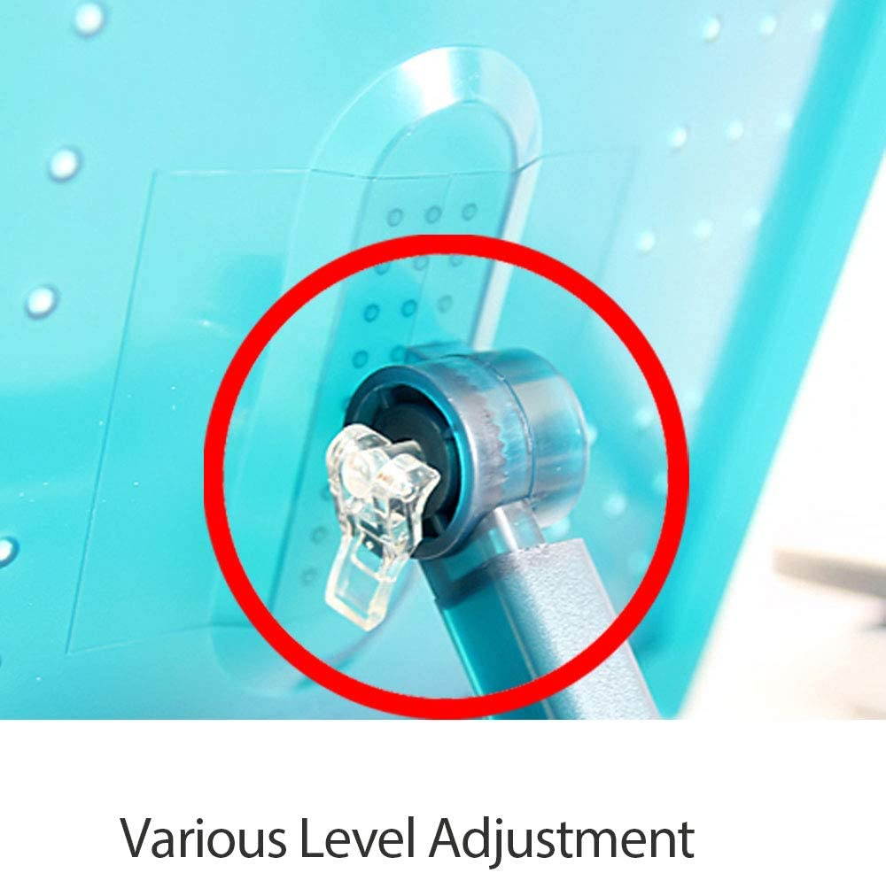 Portable Reading Stand/Book stand Document Holder for Music Book Document Textbook Kitchen Cookbook Recipe Tablet(180 angle adjustable)