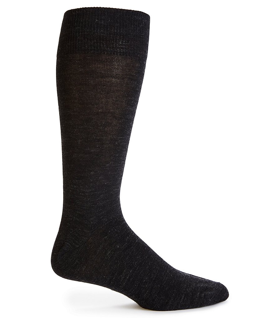 Cremieux Wool Coolmax Flat Knit Crew Socks
