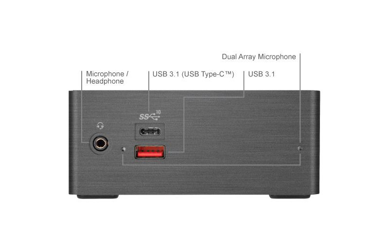 Gigabyte BRIX GB-BRi3H-8130 Desktop Computer - Core i3 i3-8130U - Mini PC - Intel UHD Graphics 620 - Wireless LAN - Bluetooth