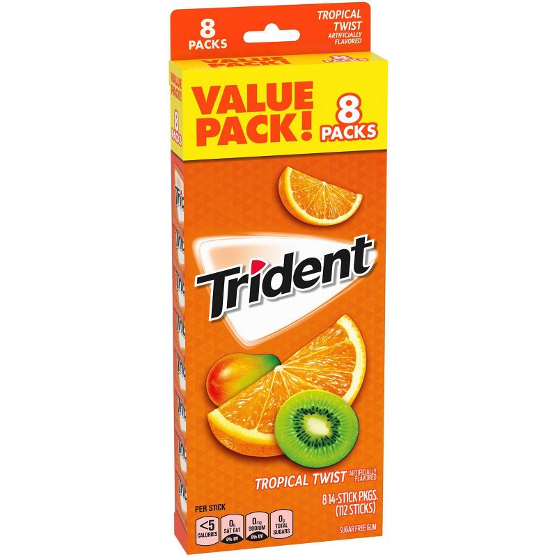 Trident Tropical Twist Gum - 8ct
