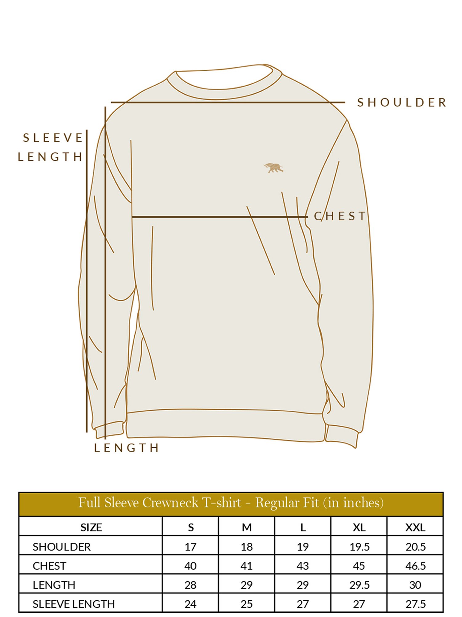 ANDAMEN Navy Regular Fit Cotton Crew T-Shirt