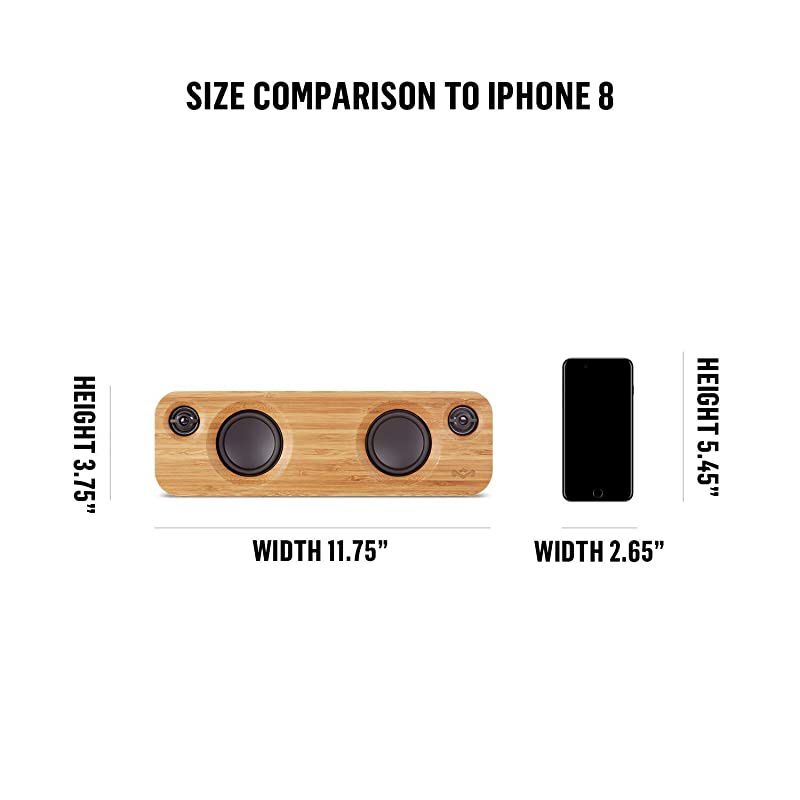 Get Together Mini Wireless Portable Bluetooth Audio Speaker Signature Black