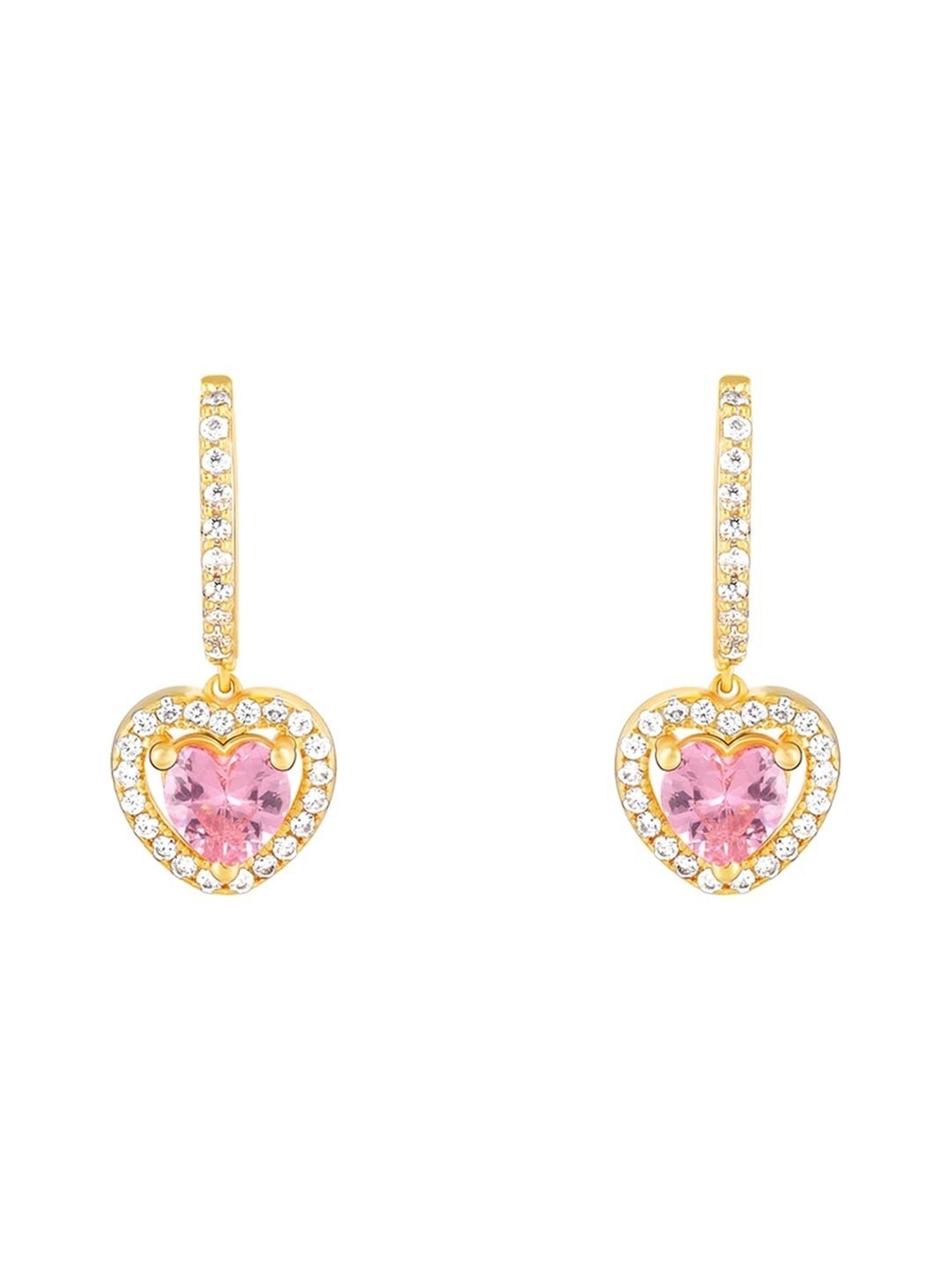 GIVA 92.5 Sterling Silver Heart Earrings for Women