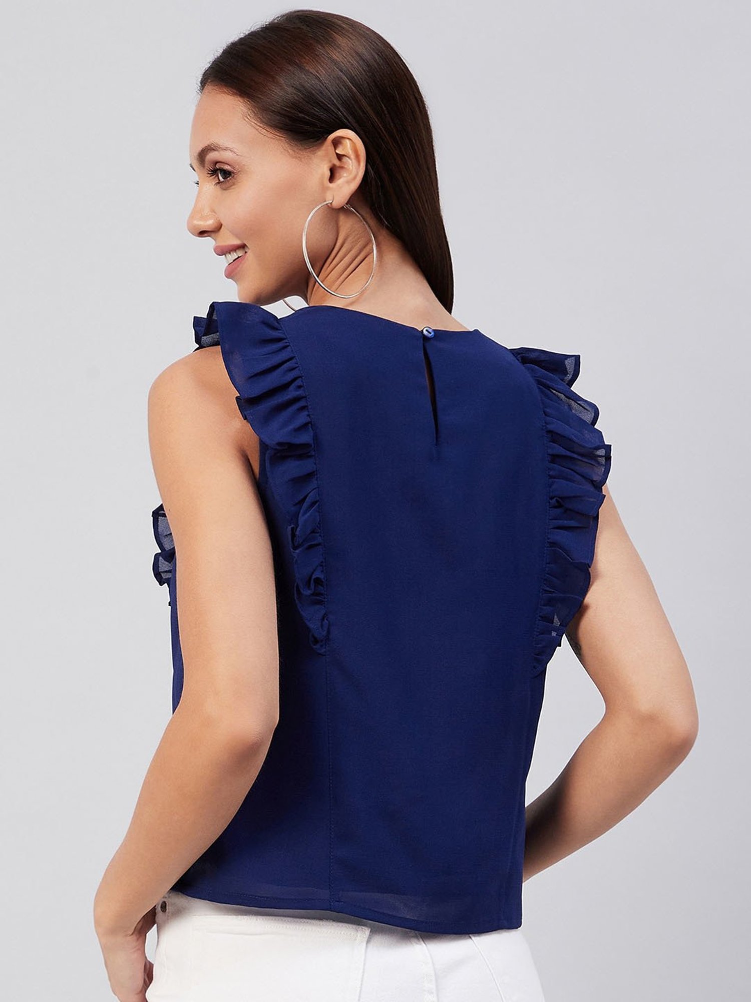 Carlton London Blue Box Top