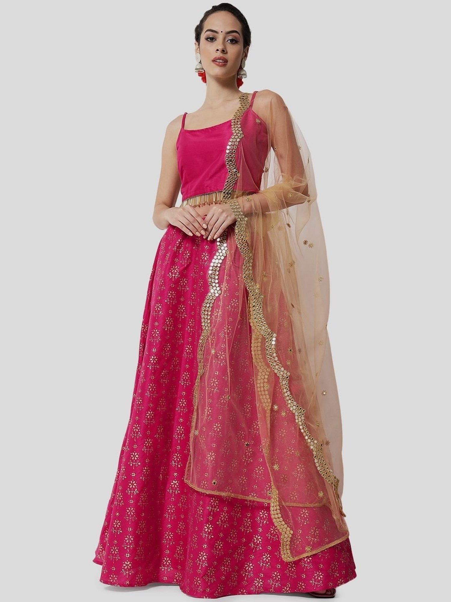 Studiorasa Pink Printed Skirt