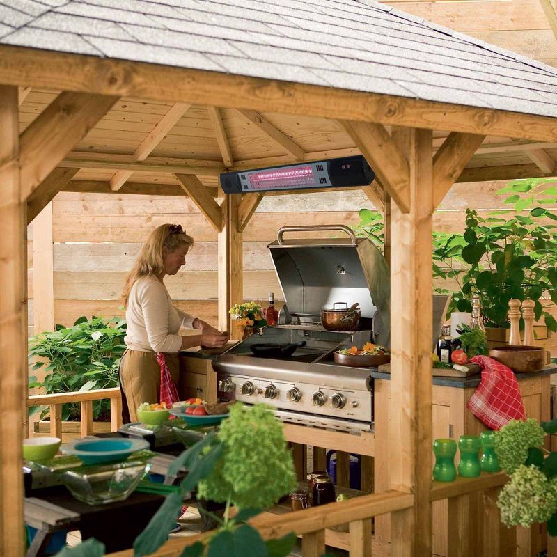 Infrared Electric Wall Mounted with Bluetooth Speaker Outdoor Heater - EnerG+