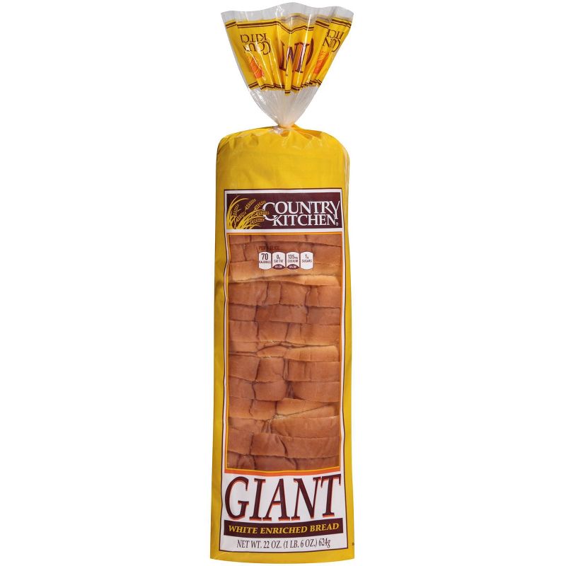 Country Kitchen Giant White Enriched Bread - 22oz