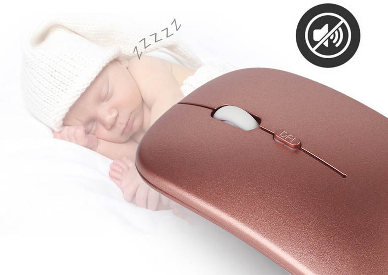 Rechargeable Voice Free Wireless Bluetooth Mouse