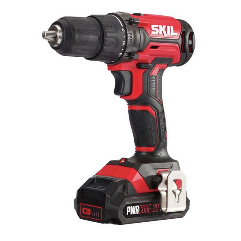 Skil DL527502 20V PWRCore 20 Lithium-Ion Brushless 1/2 in. Cordless Drill Driver Kit (2 Ah)