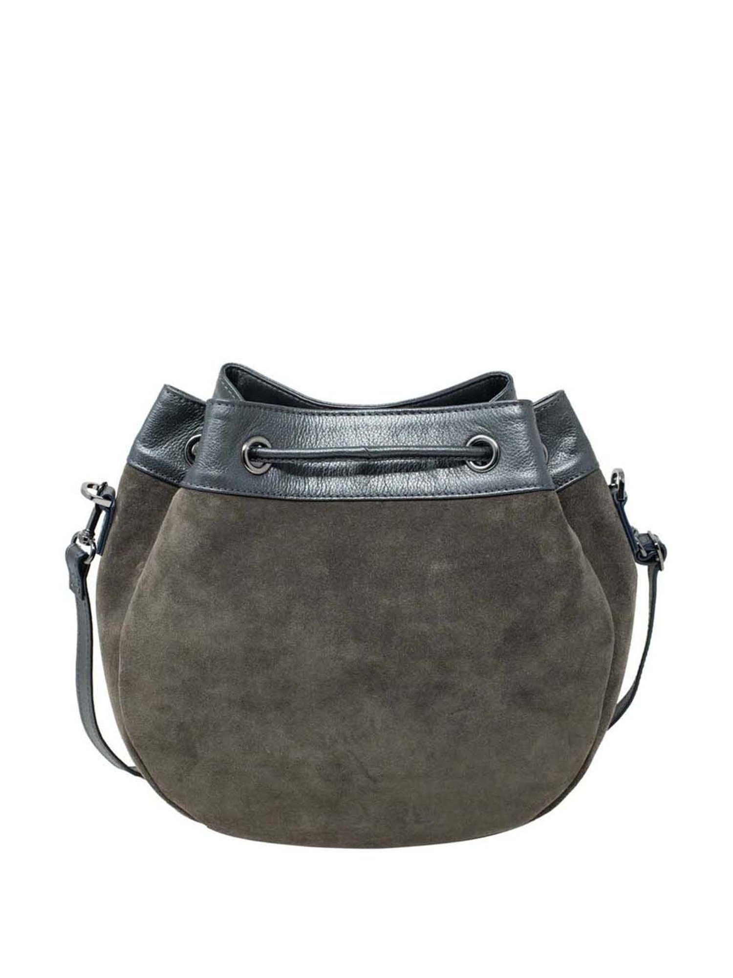 Tohl Green Rivets Medium Sling Handbag