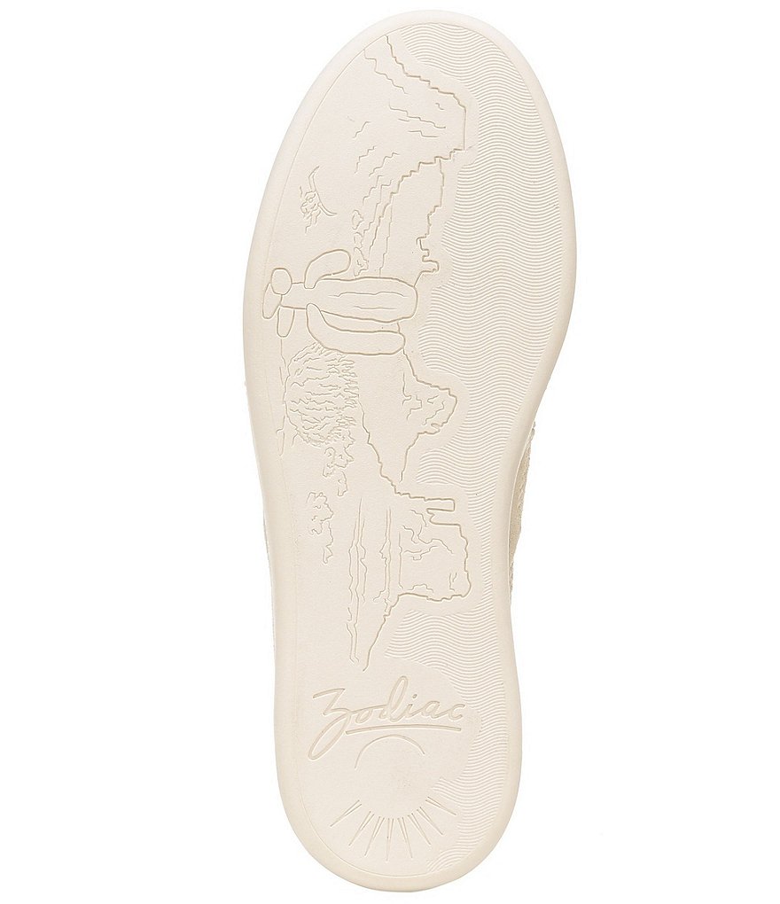 Zodiac Cheezburger Striped Lace-Up Sneakers