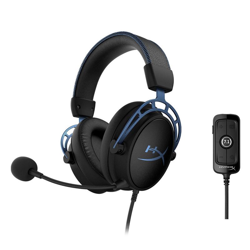 HyperX Cloud Alpha S Over-Ear Gaming Headset - Blue (Manufacturer Refurbished)