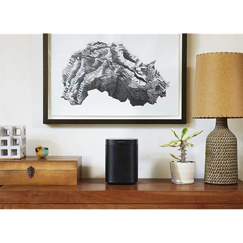 One Gen 2 Voice Controlled Smart Speaker with  Alexa Builtin Black