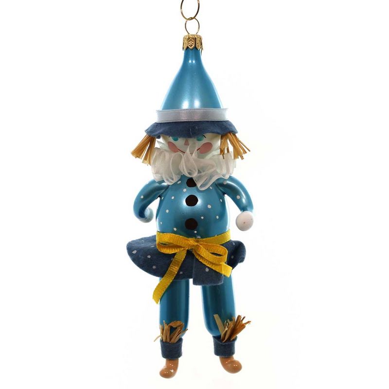 Italian Ornaments 7.25" Scarecrow Figure Ornament Wizard Of Oz  -  Tree Ornaments