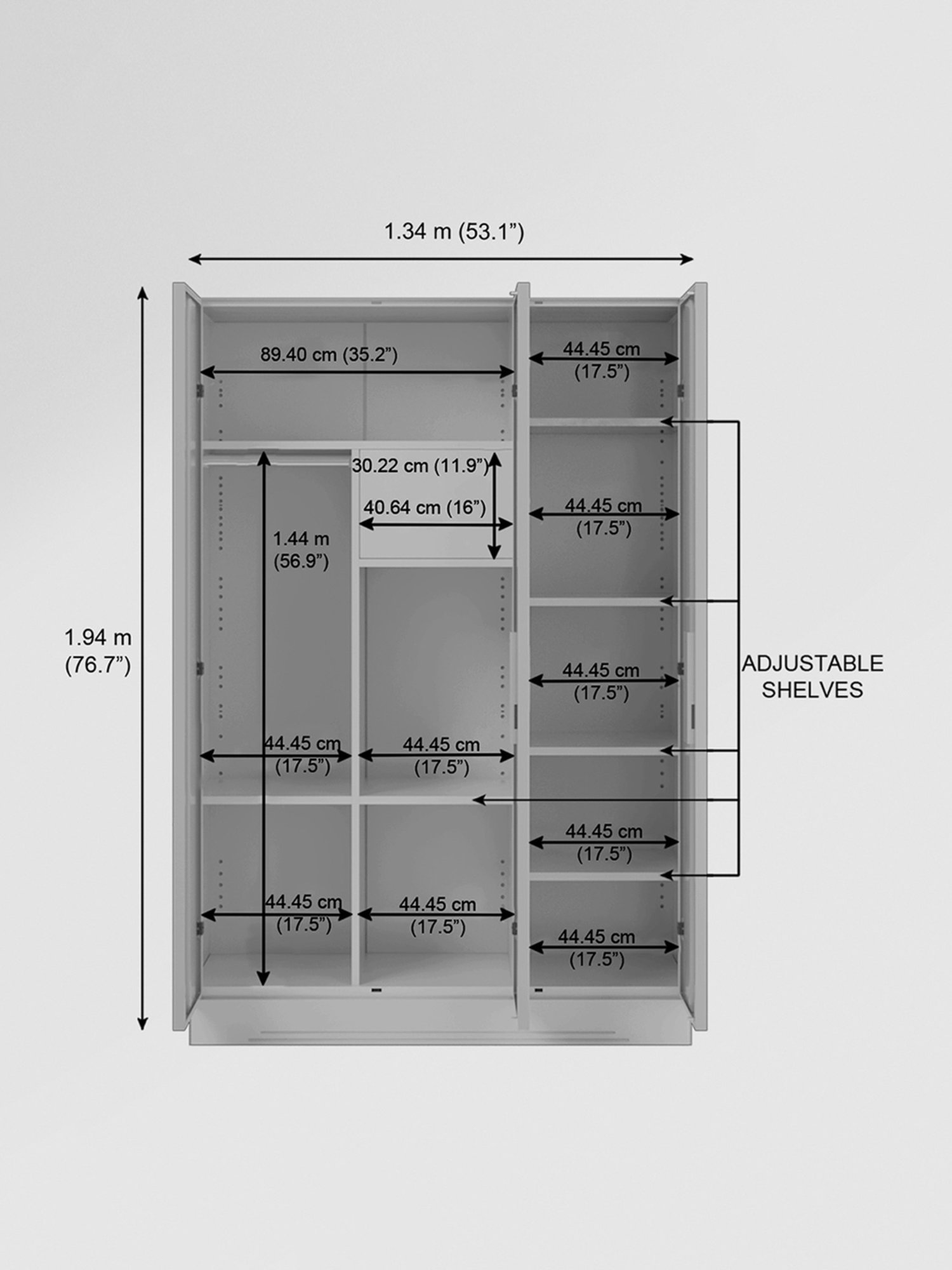 Home Basics 5 Dual Hook Chrome Plated Steel Over the Door Hanging Rack
