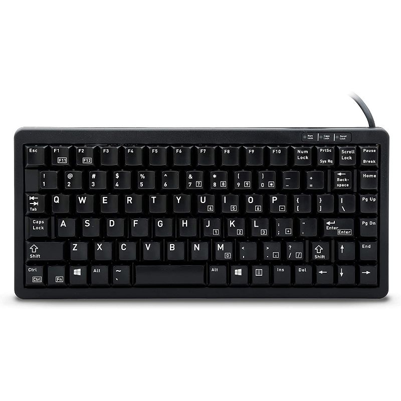 CHERRY G84-4100 USB Compact POS Keyboard, Black (G844100LCAUS2)